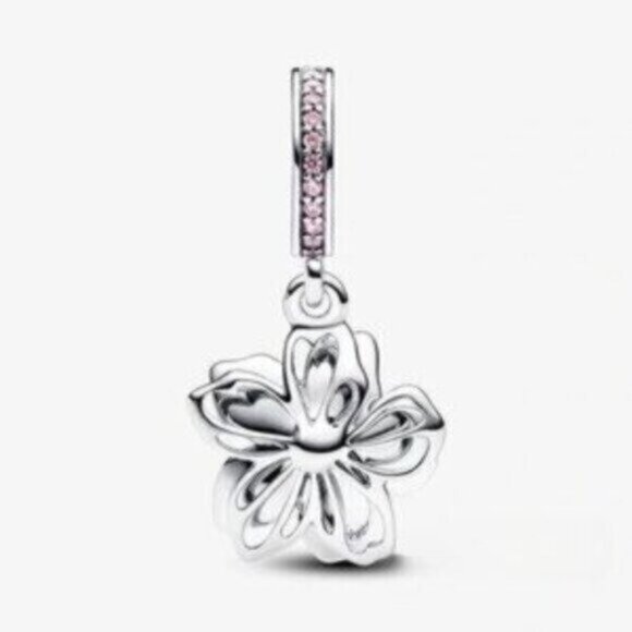 ✅New Pandora Cherry Blossom Dangle Charm - Picture 2 of 3